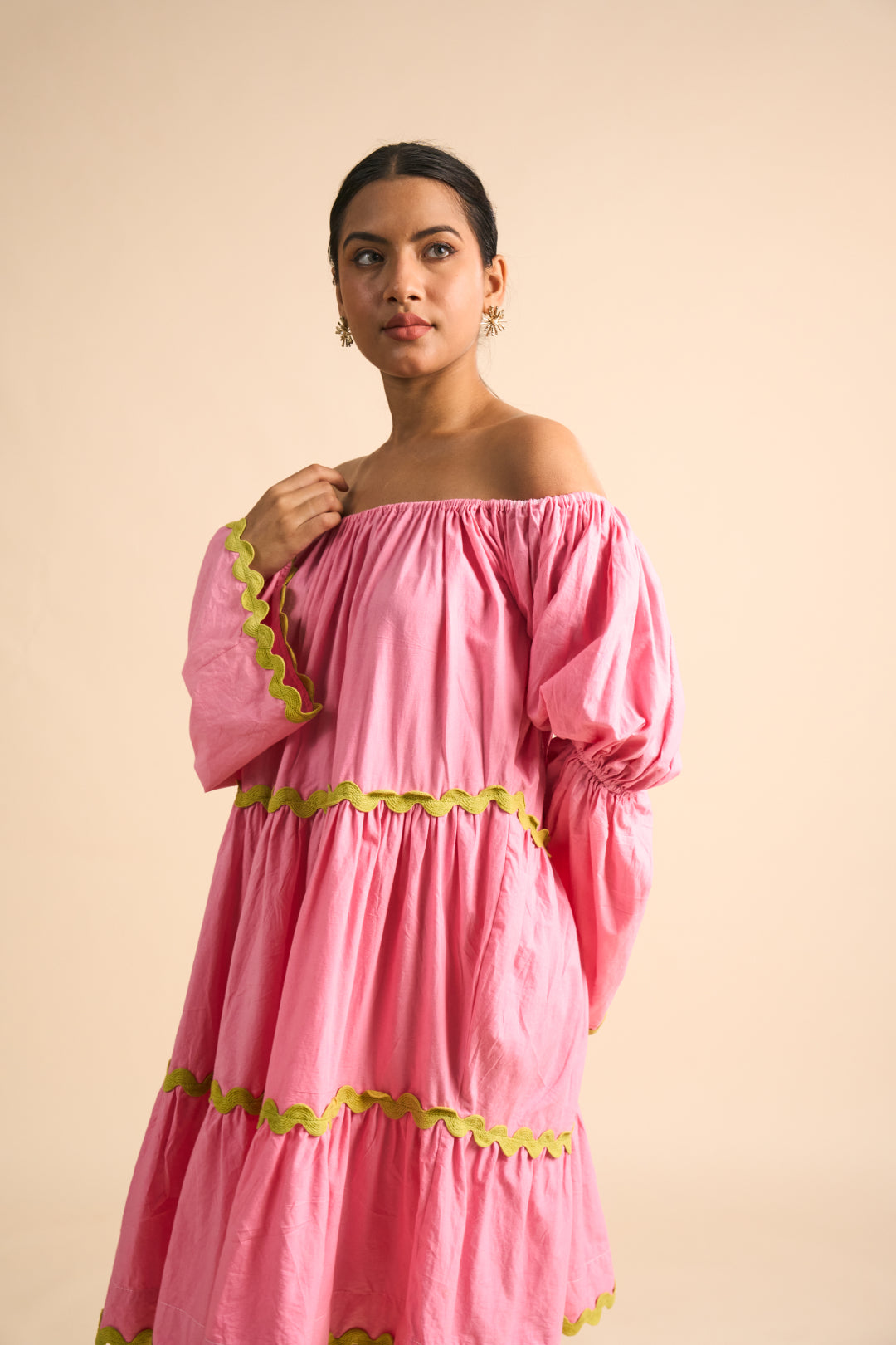 Flamingo Tiered Dress