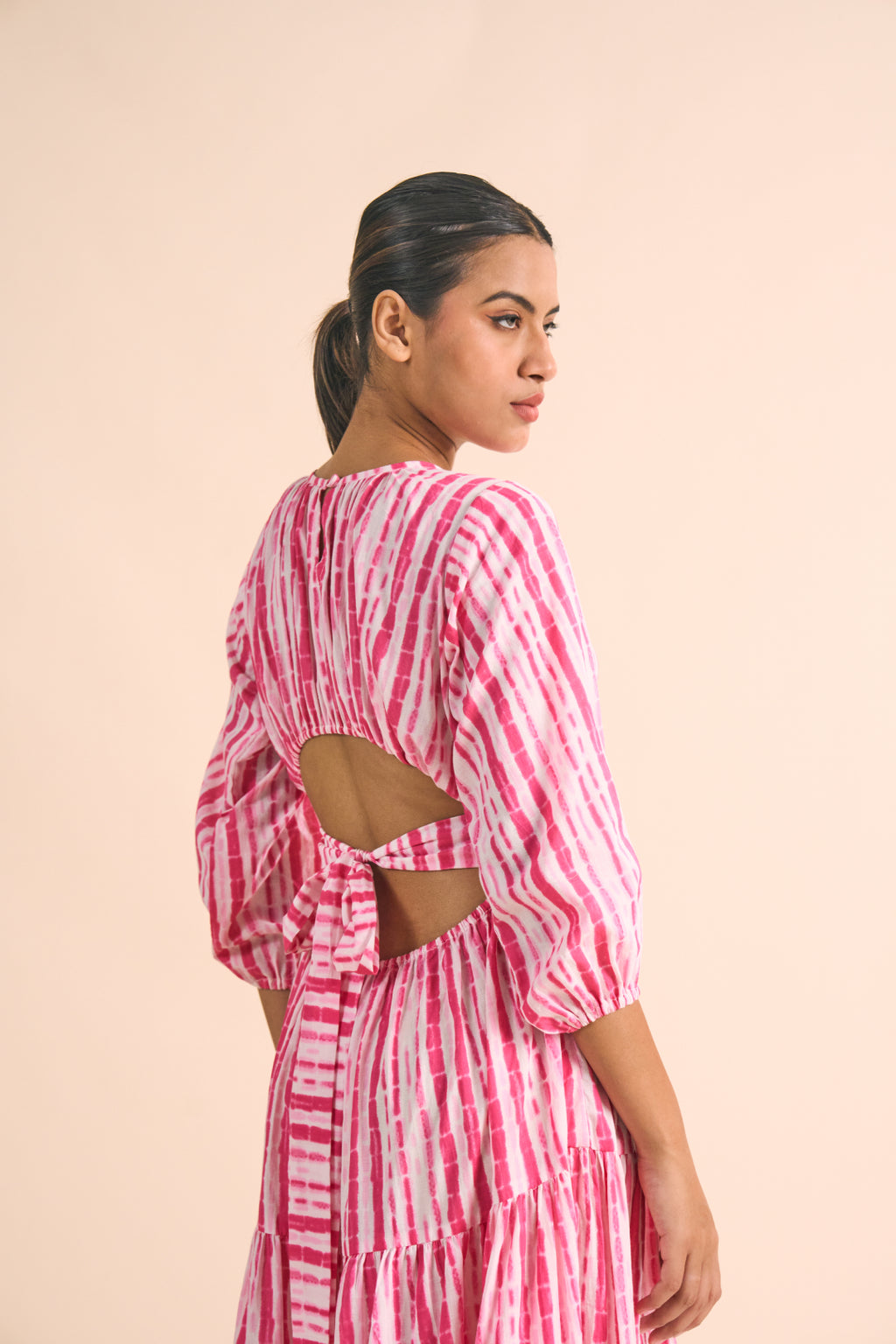 Candy Stripe Cutout Dress