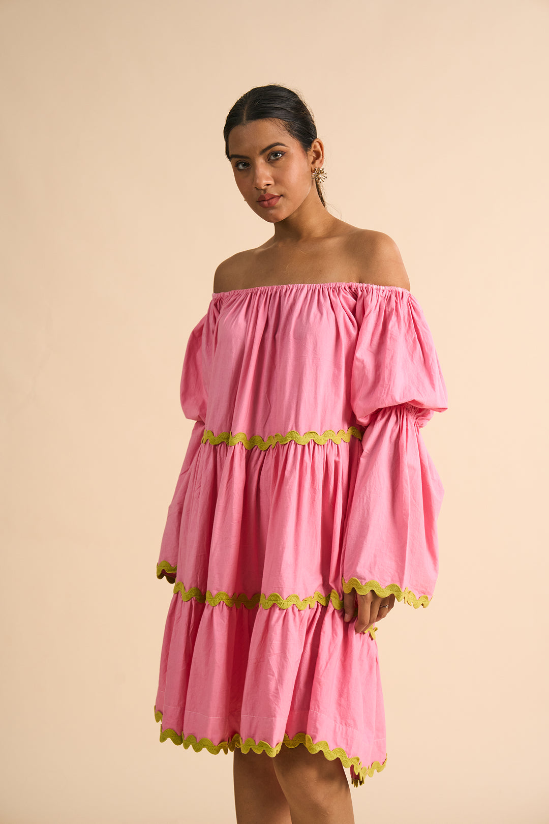 Flamingo Tiered Dress