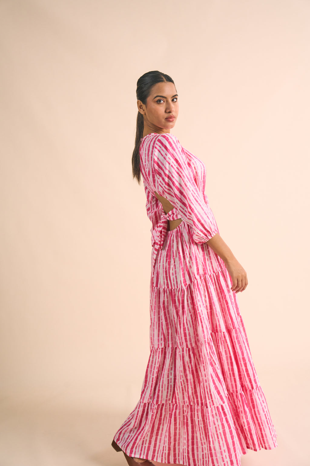 Candy Stripe Cutout Dress