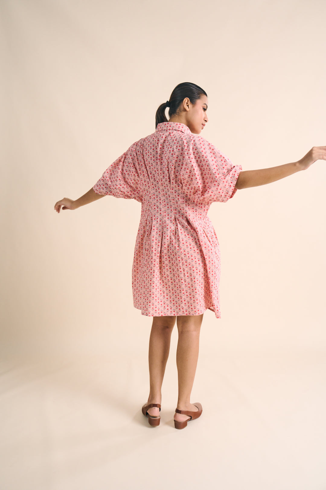 Blossom Puff-Sleeve Dress
