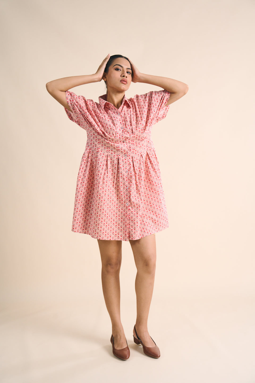 Blossom Puff-Sleeve Dress