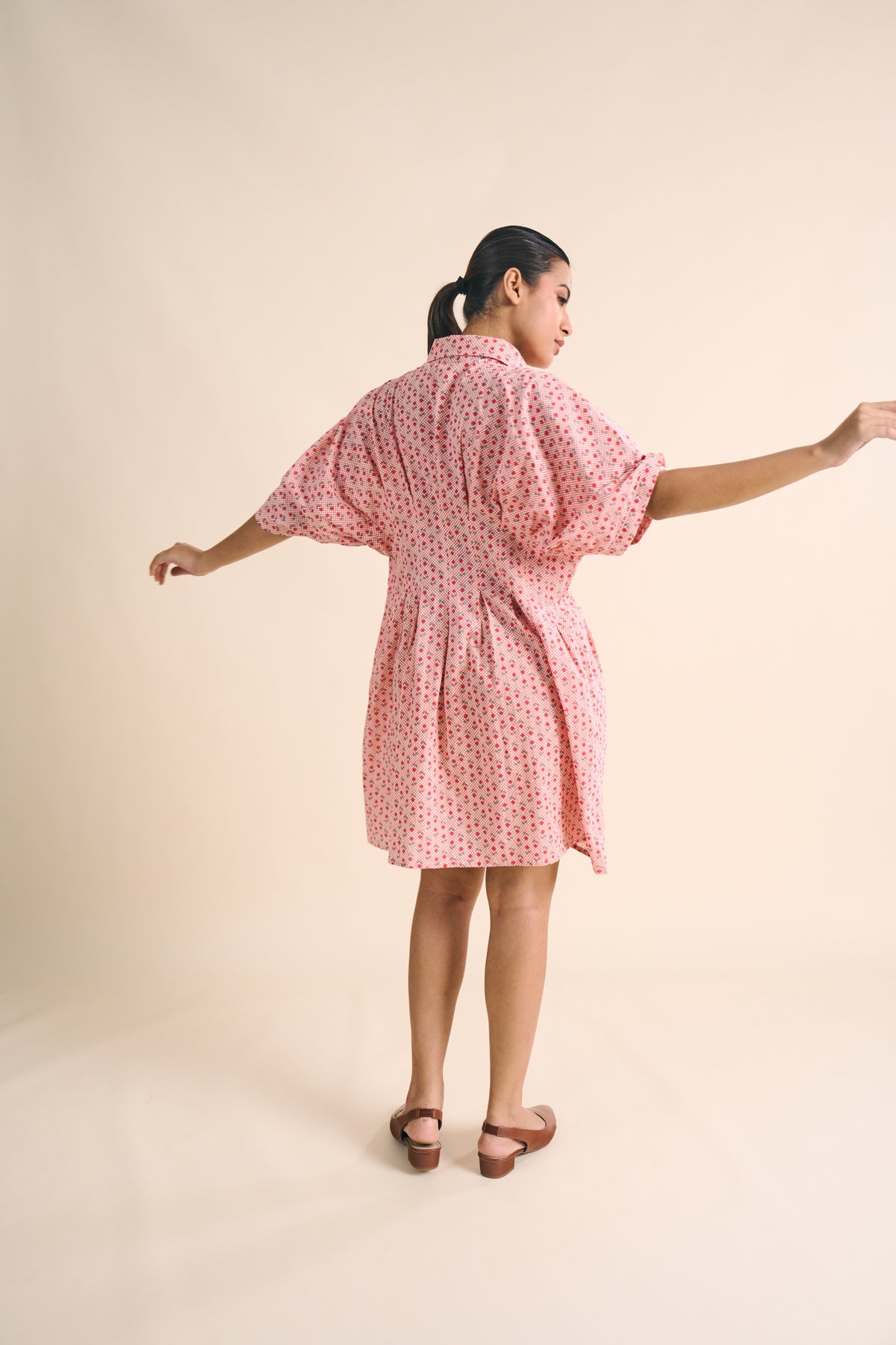 BLOSSOM PUFF-SLEEVE DRESS